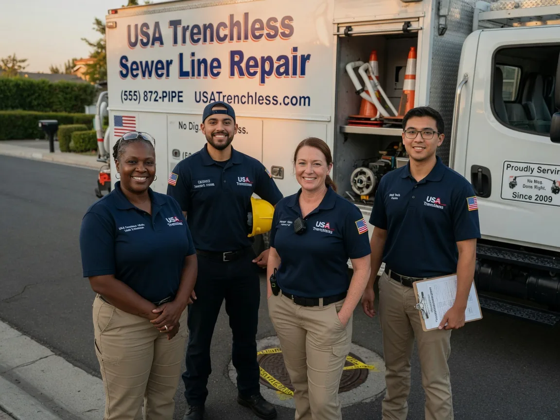 Sewer Line Repair company in Forest Hill, LA